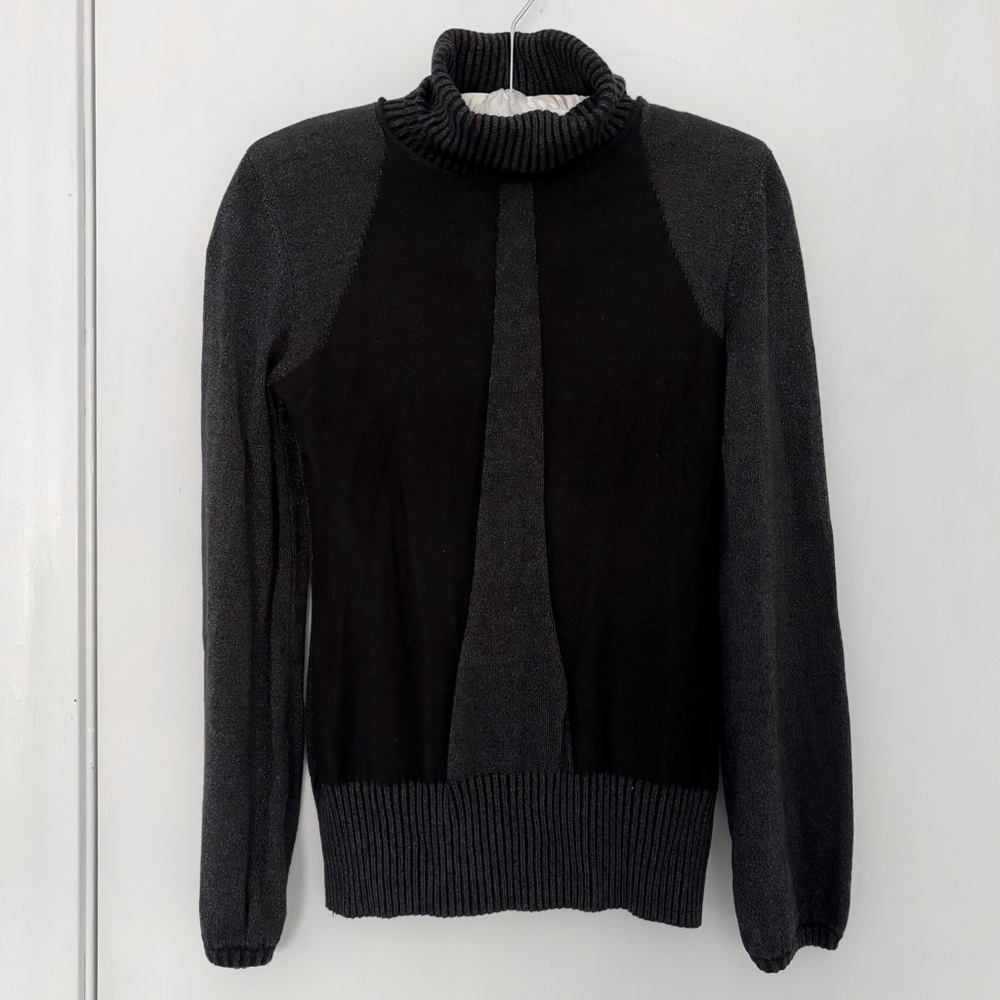 Carlo Colucci Silk Wool Turtleneck Sweater